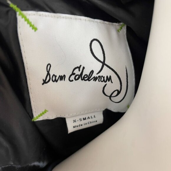 SAM EDELMAN Onion Quilted Anorak Jacket Black  sz XS - Picture 8 of 9